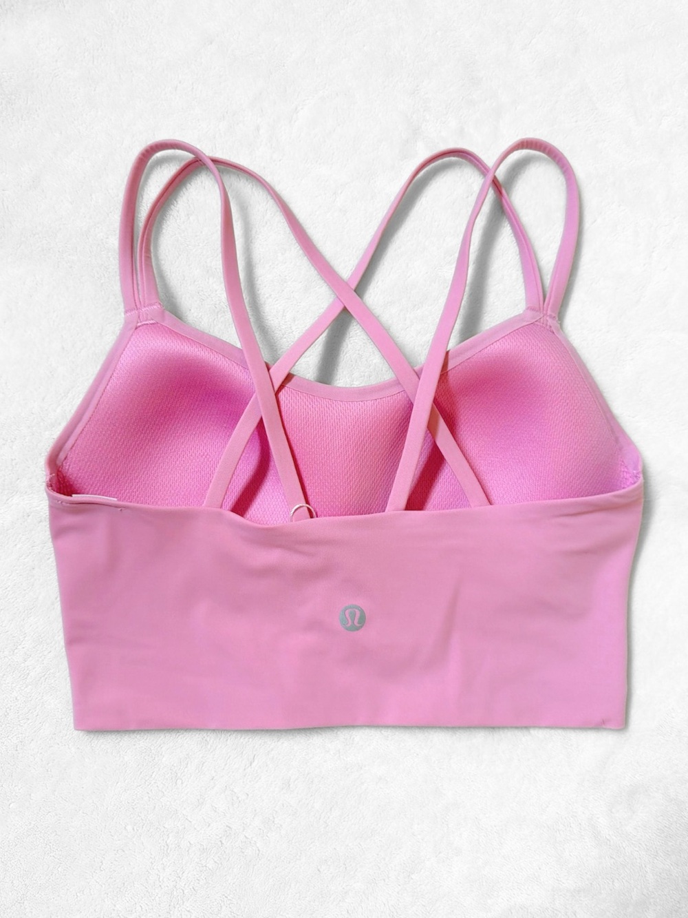 NWT Lululemon Like a Cloud Bra + Hotty Hot Shorts Set – Pink Frosting – Size 4 - Picture 8 of 14